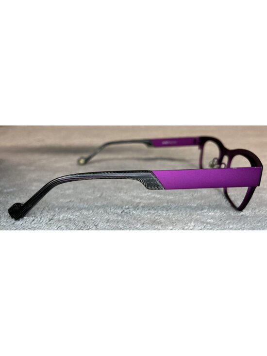 Etnia Barcelona AGRA col.FUBK Metal Purple Slim Eyeglasses Frames 48-21-142 main image 4